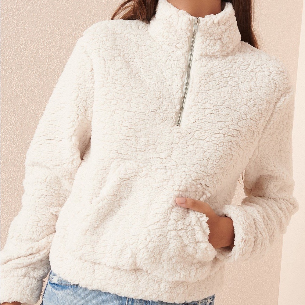 Garage White Fluffy Sherpa